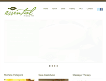 Tablet Screenshot of essentialhealthri.com